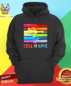 Love Is Love Color Hand Hold Hoodie