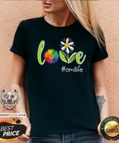 Love Omi Life Flower V-neck
