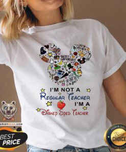 Mickey Mouse I Am Disney Sped Teacher V-neck