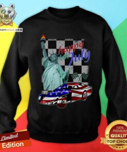 Modified Car Happy 4th Of July Racing Sweatshirt