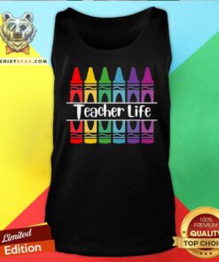 Official Crayon Teacher Life Tank Top