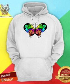 Rainbow Butterfly Pride Month Hoodie