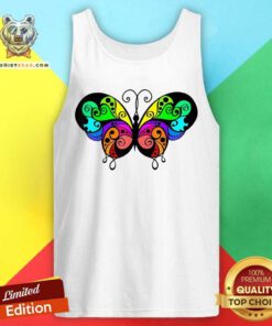 Rainbow Butterfly Pride Month Tank Top