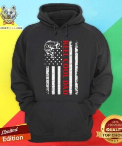 Reel Cool Dad Fishing American Flag Hoodie
