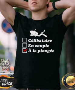 Scuba Diving Celibataire En Couple A La Plongee Shirt