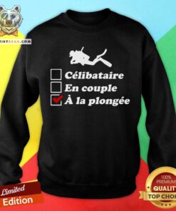 Scuba Diving Celibataire En Couple A La Plongee Sweatshirt