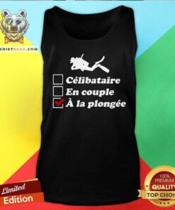 Scuba Diving Celibataire En Couple A La Plongee Tank Top