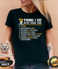 7 Things I Do In My Spare Time Cycling V-neck