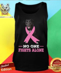 Borador No One Fights Alone Breast Cancer Awareness Tank Top