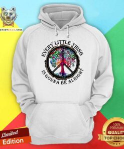 Every Little Thing Is Gonna Be Alright Color Tree Hoodie