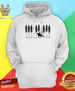 Horse Racing In The Forest Hoodie