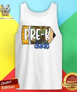 Official Pre K Dude Pencil Tank Top