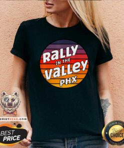 Rally In The Valley PHX Vintage Retro V-neck