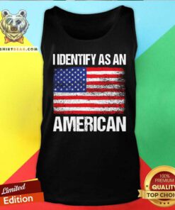 Veteran I Identify As An American Flag Tank Top