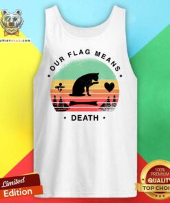 Cat Our Flag Means Death Vintage Tank Top