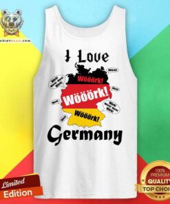 I Love Work Germany Tank Top