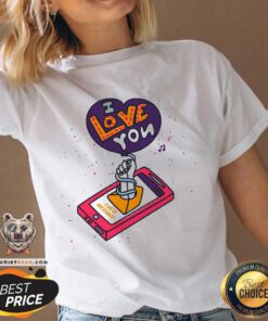 New Message I Love You Mom Mother Day V-neck
