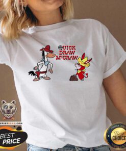 Quick Draw Mcgraw Horse And Donkey V-neck