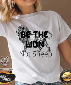 Be The Lion Not Sheep V-neck