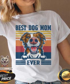 Best Dog Mom Ever Beagle Vintage V-neck