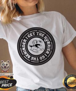 I Get The Hurrier I Go The Behinder Keep Running V-neck