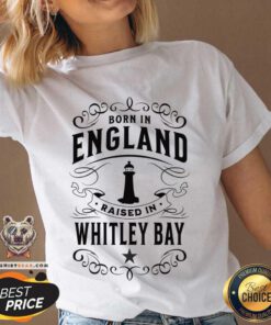 Born In England Raised In Whitley Bay V-neck