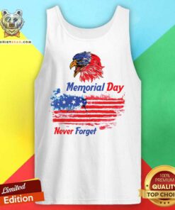 Memorial Day Never Forget American Flag Tank Top
