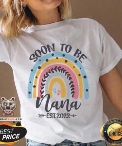 Soon To Be Nana Est 2022 V-neck
