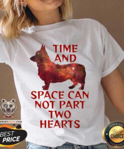 Time And Space Can Not Part Two Hearts V-neck