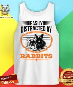 Easily Distracted By Rabbits Tank Top