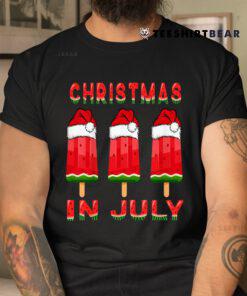 Christmas In July Watermelon Ice Pops Christmas In July Shirt