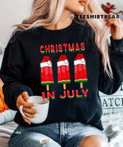 Christmas In July Watermelon Ice Pops Christmas In July Shirt