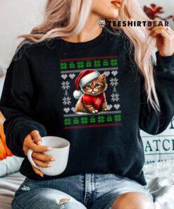 Funny Cat Christmas Shirt