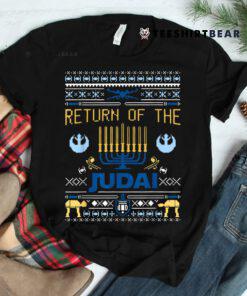 Happy Hanukkah Return Of The Judai Christmas Jewish Shirt