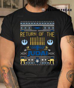 Happy Hanukkah Return Of The Judai Christmas Jewish Shirt