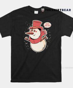 Happy Snowman Merry Christmas Shirt