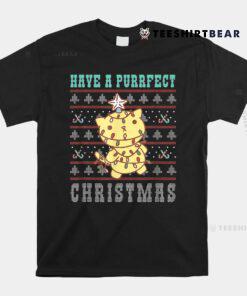 Purrfect Christmas Festive Family Christmas Shirt