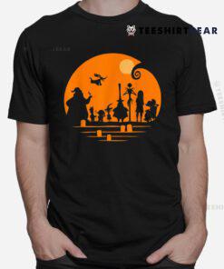 The Nightmare Before Christmas Halloween Silhouette Shirt