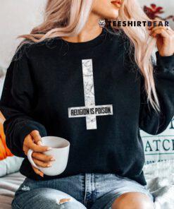 Antichrist Grunge Religion Is Poison Atheist Occult Gothic Shirt
