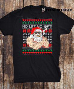 Bad Santa Claus Ugly Christmas Sweater No Lift No Shirt