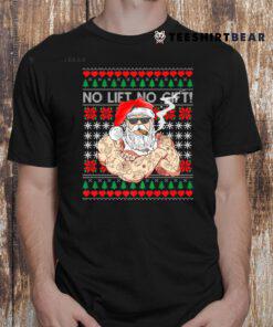 Bad Santa Claus Ugly Christmas Sweater No Lift No Shirt