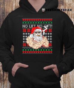 Bad Santa Claus Ugly Christmas Sweater No Lift No Shirt