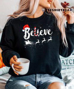 Believe In Santa Claus Believe Christmas Pajama Christmas Shirt