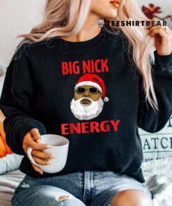 Big Nick Energy Shirt Black African Santa Christmas Shirt