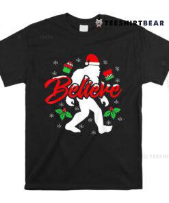 Bigfoot As Santa Christmas Tree Shirt
