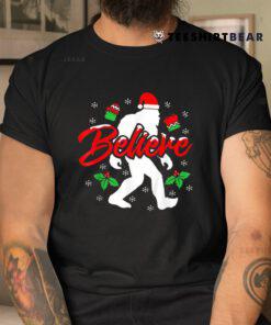 Bigfoot As Santa Christmas Tree Shirt