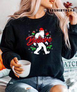 Bigfoot As Santa Christmas Tree Shirt