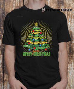 Car Lover Christmas Tree Pajamas Toddler Shirt