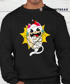 Cat Christmas Hat Lights Shirt