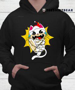 Cat Christmas Hat Lights Shirt